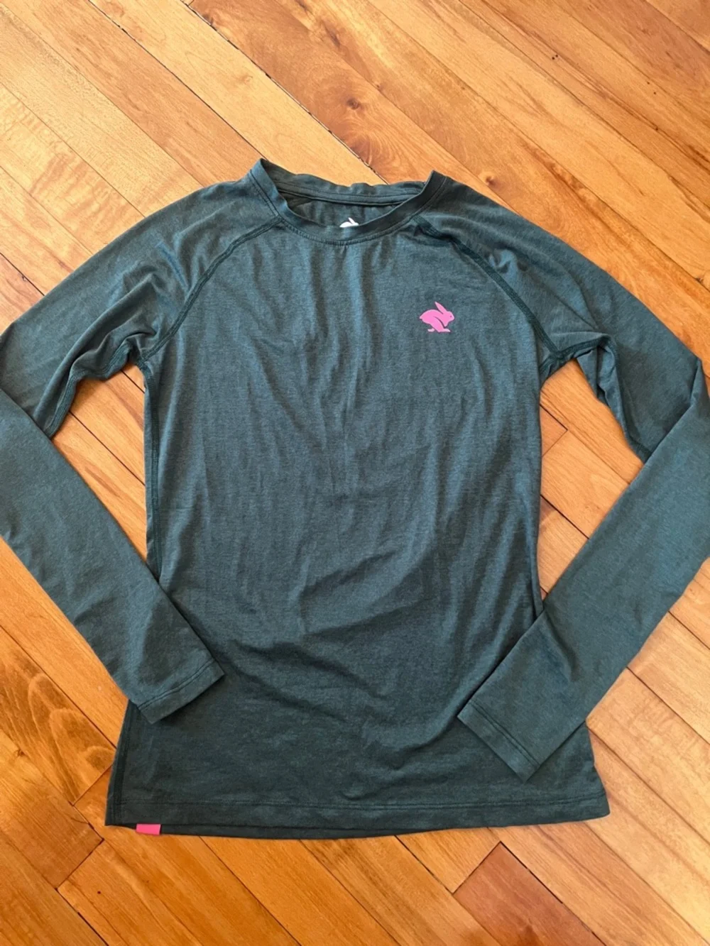 Rabbit EZ Tee Long Sleeve Shirt XS Forest Green - Picture 2 of 5